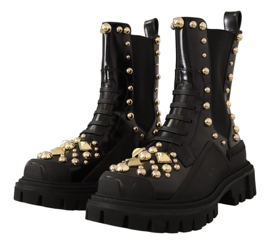 Botines de Cuero con Studs Dolce Gabbana - Image 3