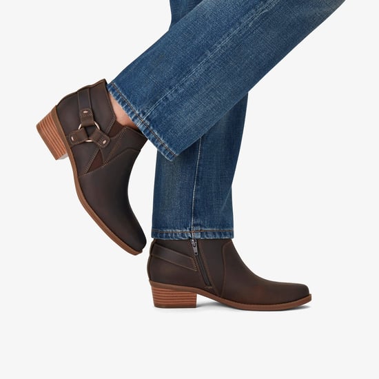 Botas de cuero aceitadas Danyelle Gema en taupe - Image 2