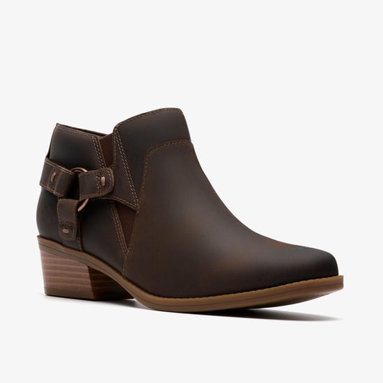 Botas de cuero aceitadas Danyelle Gema en taupe - Image 5