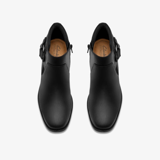 Botas de Cuero Negro Brillante Danyelle Gema - Image 6