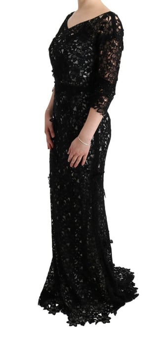 Vestido Maxi de Encaje Floral Estilo Sig60574 - Image 3