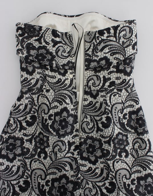 Vestido Maxi de Encaje con Estampado Floral para Noche - Image 5