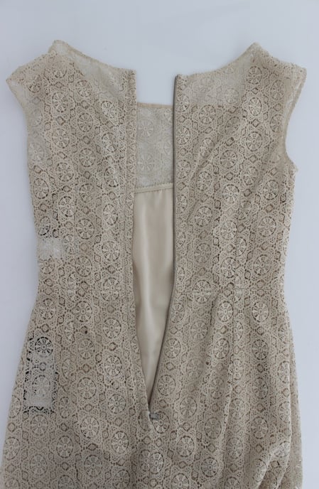 Vestido Largo de Encaje Beigenoc10101 - Image 6