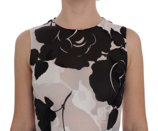 Vestido Aline con Estampado Floral de Dolce Gabbana - Image 5