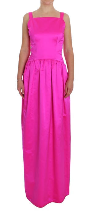 Vestido Maxi de Seda Fucsia Dolce Gabbana - Image 1