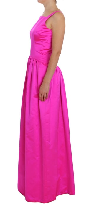 Vestido Maxi de Seda Fucsia Dolce Gabbana - Image 2
