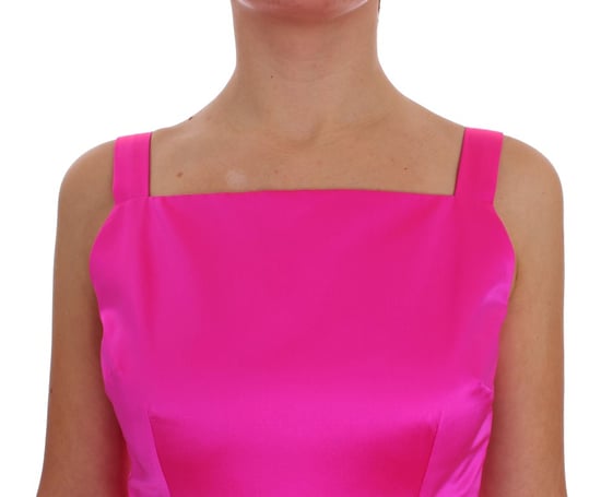 Vestido Maxi de Seda Fucsia Dolce Gabbana - Image 5