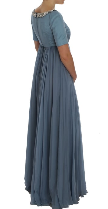 Vestido de Noche Dolce Gabbana con Escote de Perlas - Image 4