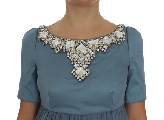 Vestido de Noche Dolce Gabbana con Escote de Perlas - Image 5