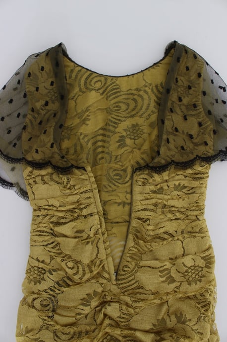 Vestido de Dolce Gabbana Estilo Sirena con Mangas Cortas - Image 6