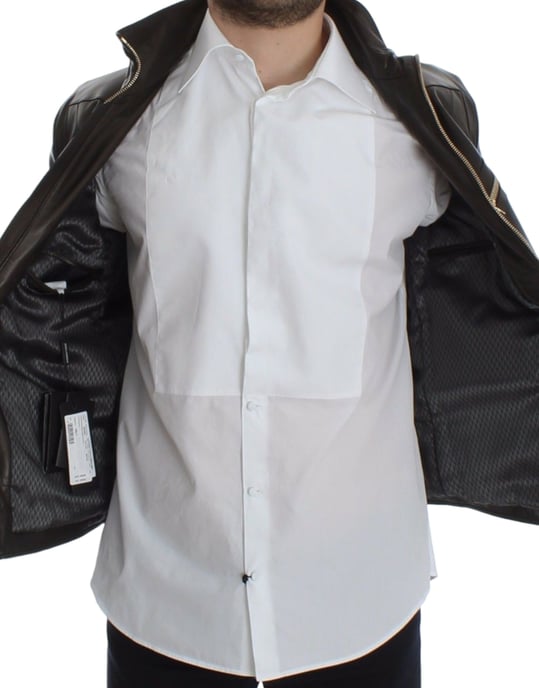 Chaqueta de Cuero con Detalle Multizip - Image 2