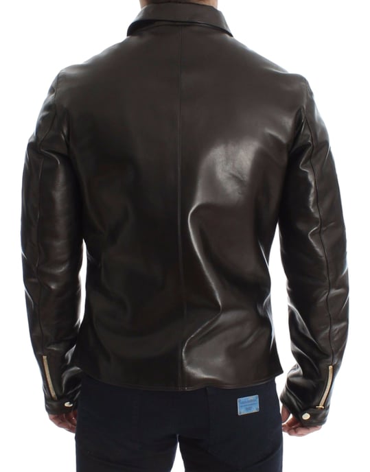 Chaqueta de Cuero con Detalle Multizip - Image 4