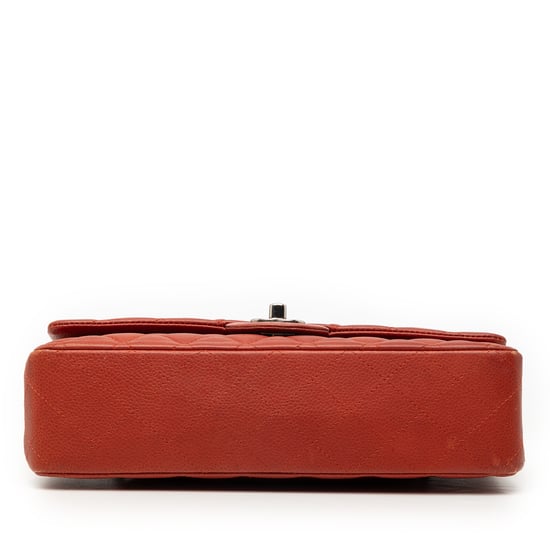 Clutch Doble Pliegue Clásico de Caviar Mediano de Segunda Mano - Image 3