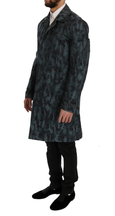 Abrigo de manga larga con estampado de camuflaje - Image 3