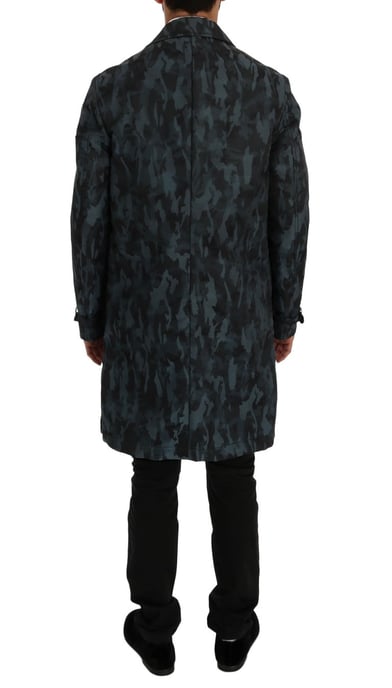 Abrigo de manga larga con estampado de camuflaje - Image 4