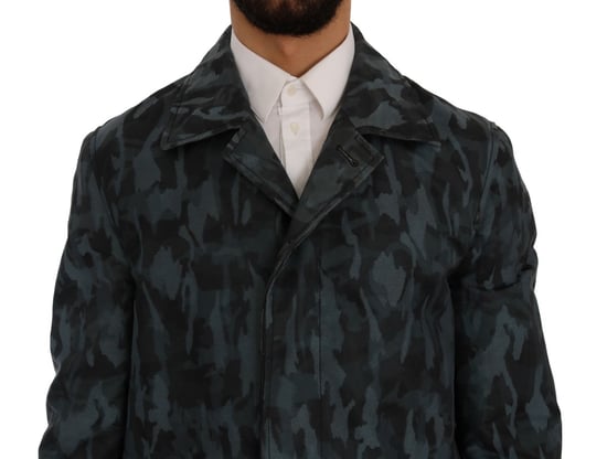 Abrigo de manga larga con estampado de camuflaje - Image 5