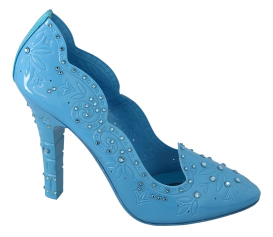 Zapatos de Tacón Florales de Cristal Azul DOLCE & GABBANA CENICIENTA - Image 1