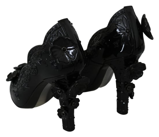 Zapatos de Tacón Alto Embellecidos con Flores - Image 6