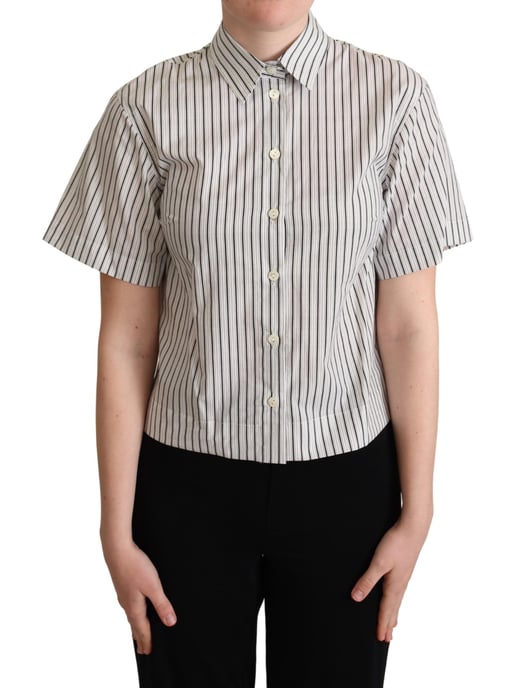Blusa de manga corta con cuello Dolce Gabbana - Image 1
