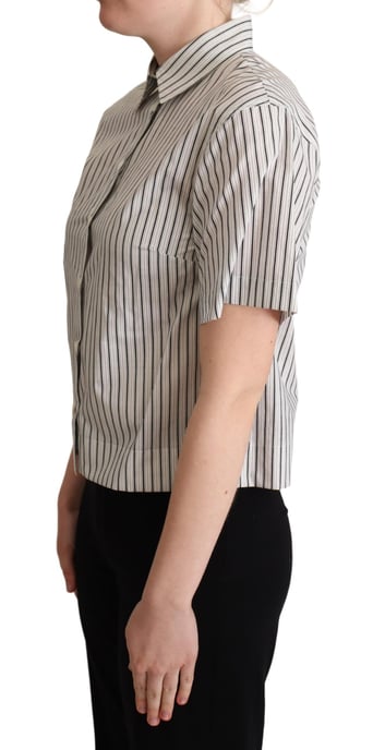 Blusa de manga corta con cuello Dolce Gabbana - Image 3