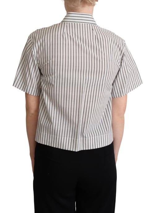 Blusa de manga corta con cuello Dolce Gabbana - Image 4