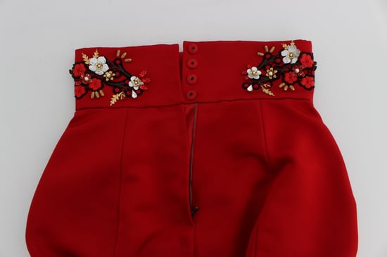 Shorts Bordados Florales de Cintura Alta - Image 5