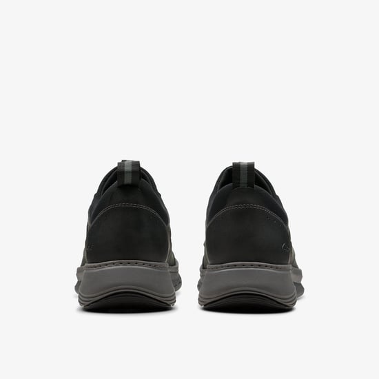 Motion Trek EZ Black Leather Trainers - Image 5