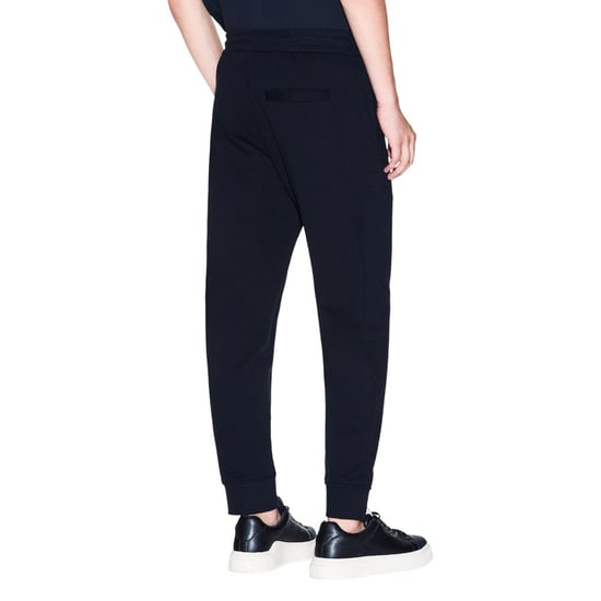 Pantalones de chándal de algodón azul Armani Exchange - Image 2