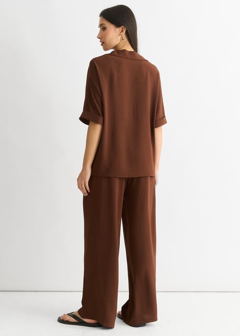 Camiseta oversize de Brown Air Flow - Image 4