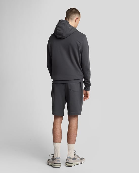 Pantalones cortos de chandal lisos en gris metalizado de Lyle & Scott - Image 3