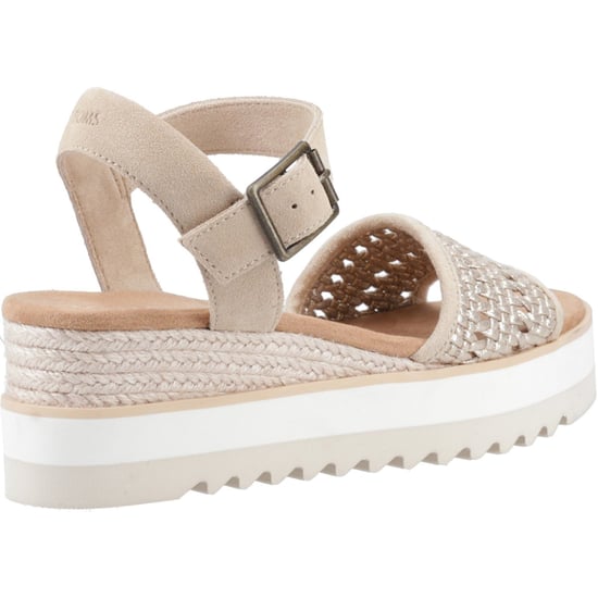 TOMS Diana Leather Women's Champagne Sandals - Image 2