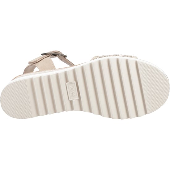 TOMS Diana Leather Women's Champagne Sandals - Image 3