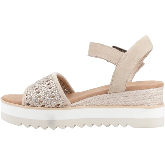 TOMS Diana Leather Women's Champagne Sandals - Image 4