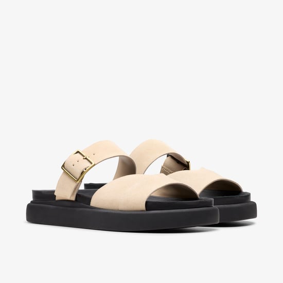 Sandalias de Ante Ecru Aristella Mule - Image 4