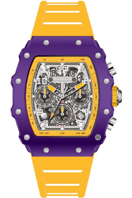 INVICTA Racing 69699 Reloj de Hombre - Movimiento de Cuarzo - Acrílico con Esfera Plateada - 43 mm - Image 1