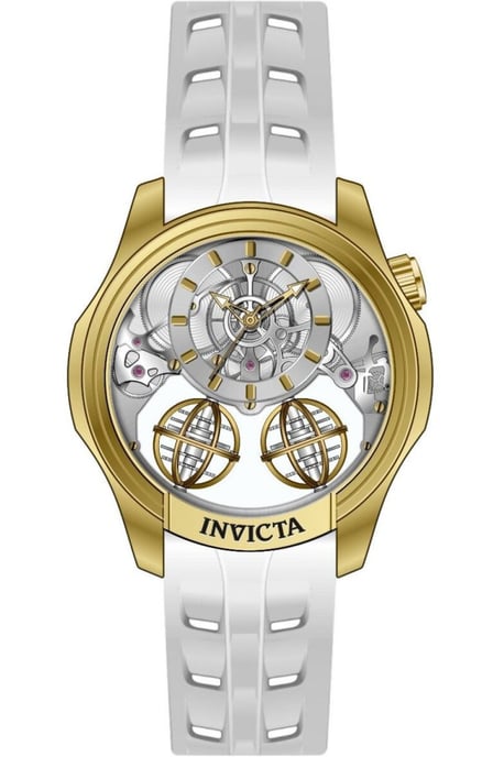 Invicta Specialty 50578 Reloj de Hombre - Movimiento de Cuarzo - Acero Inoxidable con Esfera Dorada - 46 mm - Image 1
