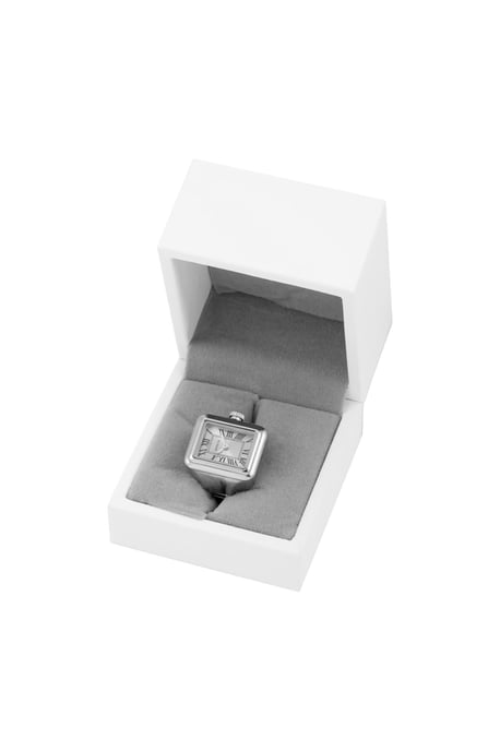 INVICTA Mini Ring 49894 Reloj de Mujer - Movimiento de Cuarzo - Acero Inoxidable con Esfera Plateada - 18 mm - Image 3