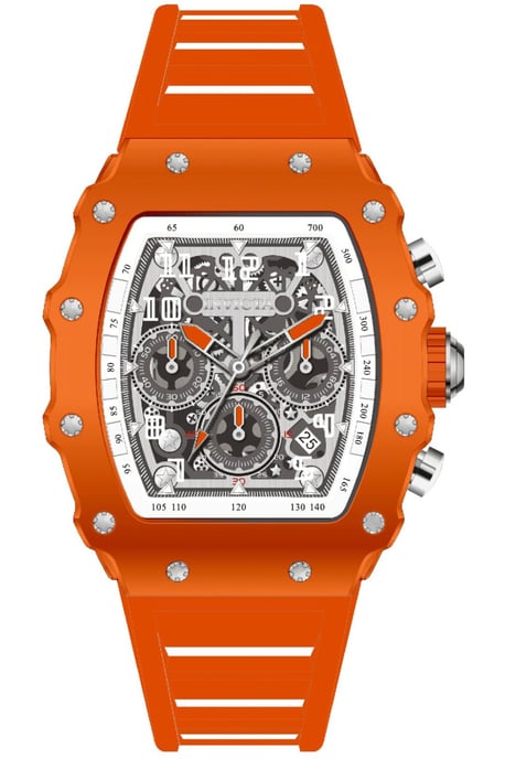INVICTA Racing 69697 Reloj de Hombre - Movimiento de Cuarzo - Acrílico con Esfera Plateada - 43 mm - Image 1