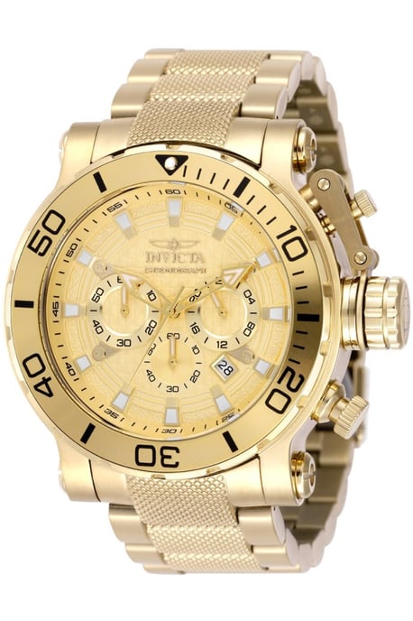 Invicta Coalition Forces 50231 Reloj de Hombre - Movimiento de Cuarzo - Acero Inoxidable con Esfera Dorada - 52 mm - Image 1