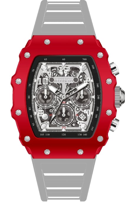 INVICTA Racing 69692 Reloj de Hombre - Movimiento de Cuarzo - Acrílico con Esfera Plateada - 43 mm - Image 1