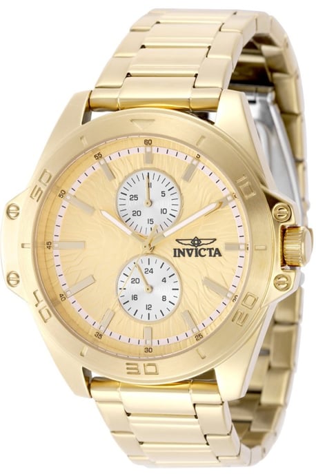 INVICTA Speedway 50355 Reloj de Hombre - Movimiento de Cuarzo - Acero Inoxidable con Esfera Dorada - 44 mm - Image 1