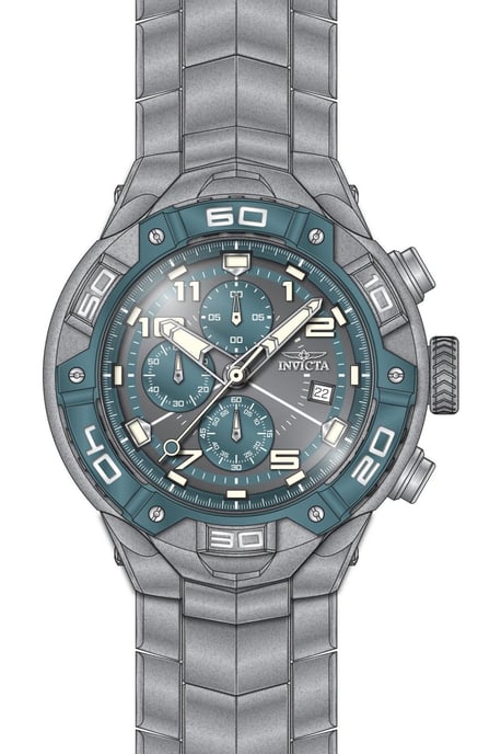 INVICTA Speedway 49881 Reloj de Hombre - Movimiento de Cuarzo - Acero Inoxidable con Esfera Gris - 50 mm - Image 1