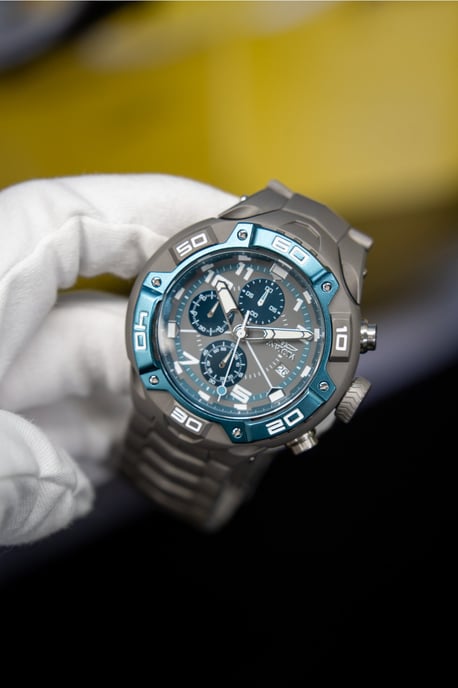 INVICTA Speedway 49881 Reloj de Hombre - Movimiento de Cuarzo - Acero Inoxidable con Esfera Gris - 50 mm - Image 5