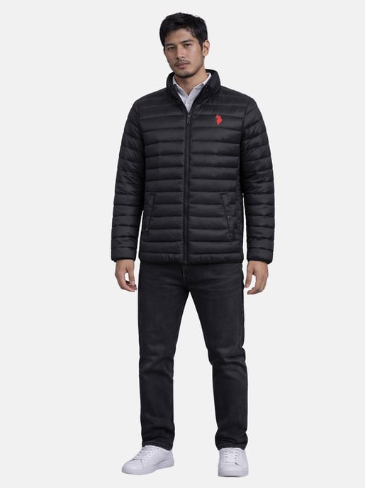 Chaqueta acolchada para hombre U.S. Polo Assn. con cuello alto - Image 4