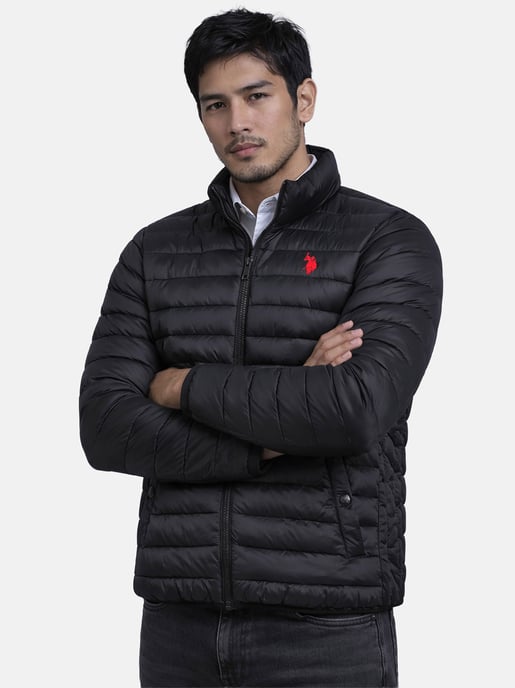 Chaqueta acolchada para hombre U.S. Polo Assn. con cuello alto - Image 6