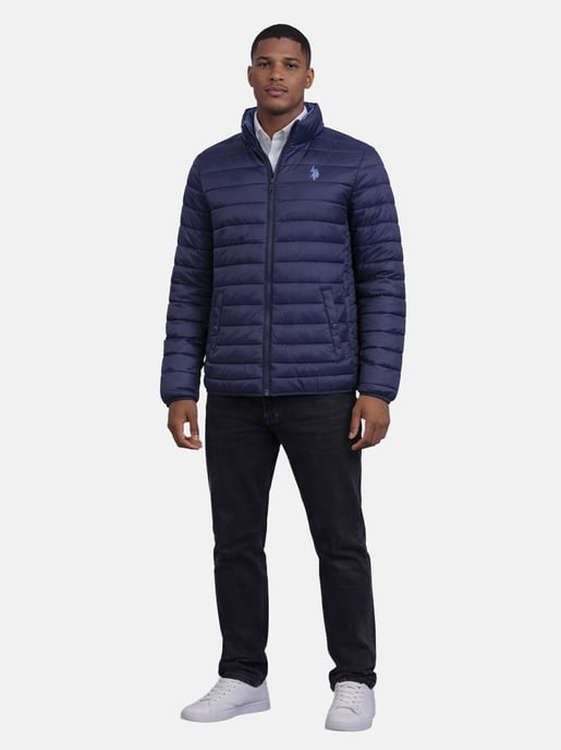 Chaqueta acolchada para hombre U.S. Polo Assn. con cuello alto - Image 4