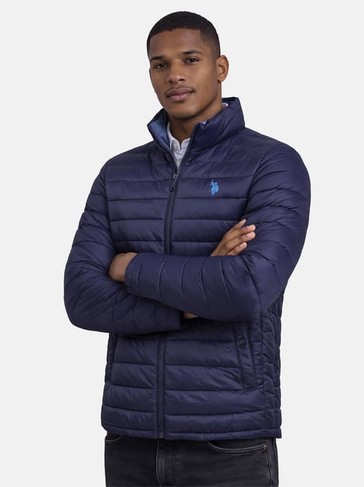 Chaqueta acolchada para hombre U.S. Polo Assn. con cuello alto - Image 6