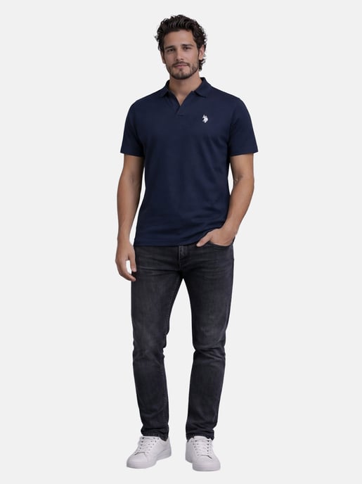 Polo para hombre U.S. Polo Assn. con cuello abierto - Image 4