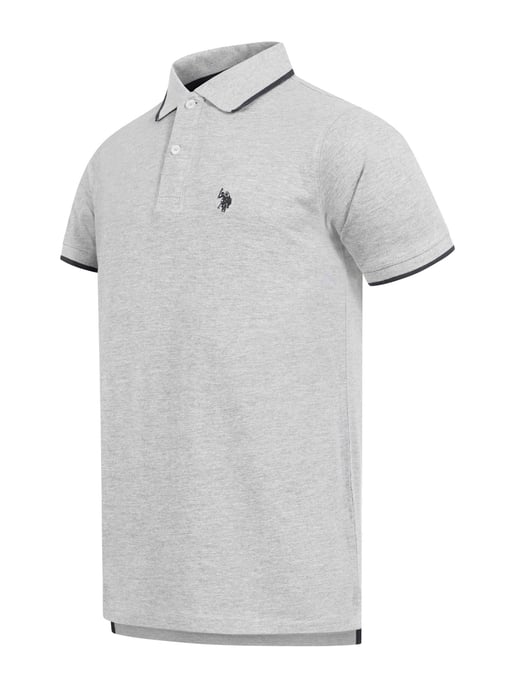 Polo para hombre U.S. Polo Assn. de algodón con detalles en contraste - Image 2