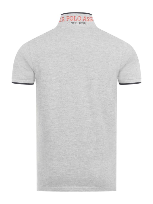 Polo para hombre U.S. Polo Assn. de algodón con detalles en contraste - Image 3